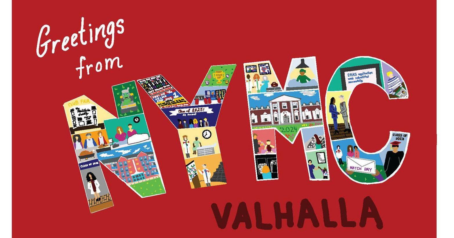 Greetings from NYMC Valhalla